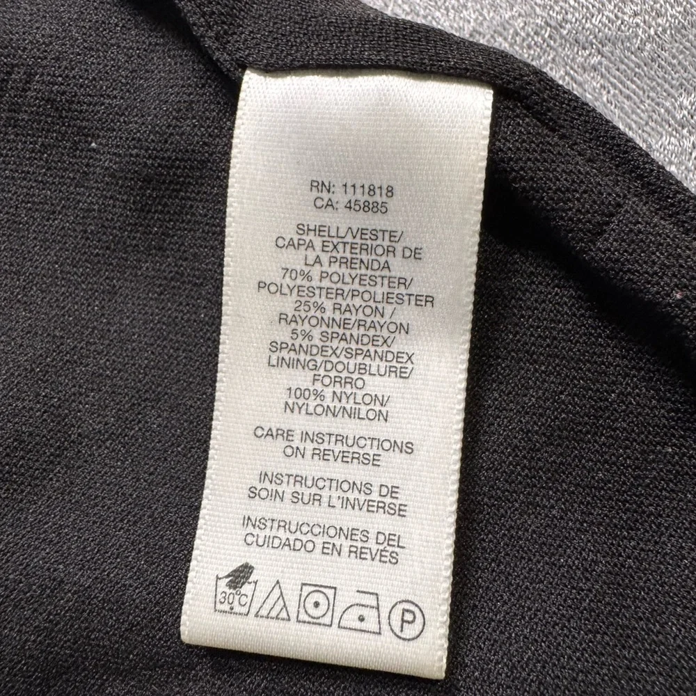Michael Kors Black and Cream Asymmetrical Dress